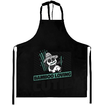 Discover Bamboo Loving Cutie Panda Bear Friend Giant Panda Aprons
