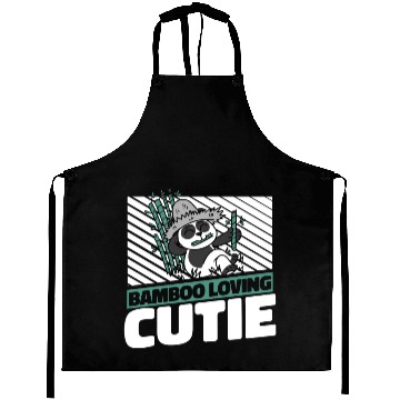 Discover Bamboo Loving Cutie Panda Bear Friend Giant Panda Aprons