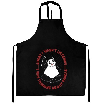 Discover Was Thinking About Pandas Panda Bear Friend Giant Aprons