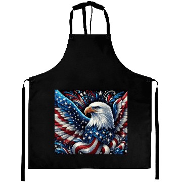 Discover Patriotic Eagle Aprons