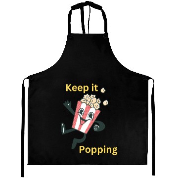 Discover Keep it popping! Popcorn Character! Aprons