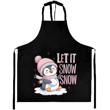 Discover Let It Snow Snow, Christmas Snowman Aprons