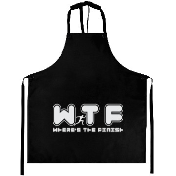 Discover Wtf Wheres The Finish Funny Running Aprons
