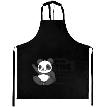 Discover Save The Clumsy Bears Panda Bear Friend Lover Aprons