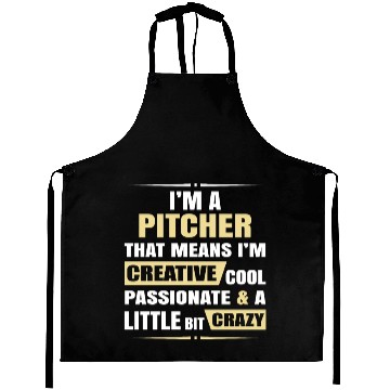 Discover Pitcher Creative Cool And Crazy Aprons