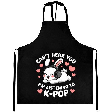 Discover Can't Hear You K-Pop Bunny Aprons