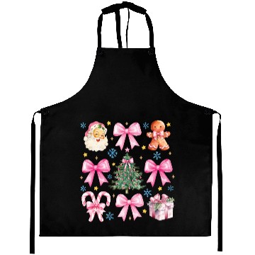 Discover Christmas Pink, Merry Christmas Aprons