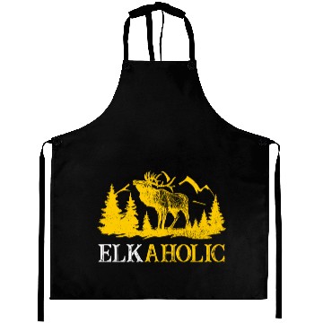 Discover Elk Hunting Elkaholic Hunters Aprons