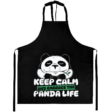 Discover Keep Calm And Embrace The Panda Life Panda Bear Aprons