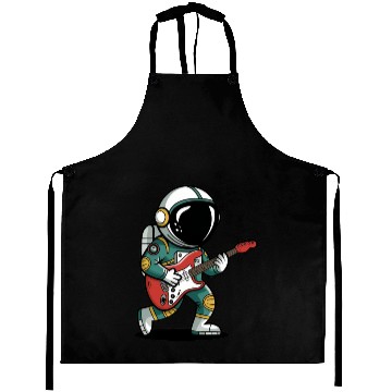Discover Astronaut playing guitar Aprons