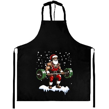 Discover Dear Santa Christmas Gym Training Holiday Workou Aprons