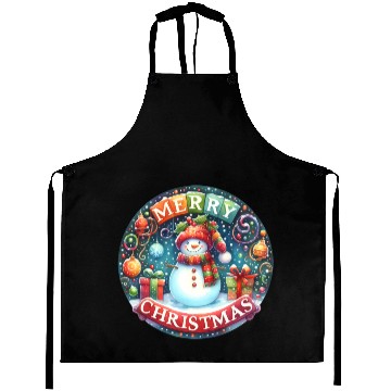 Discover Merry Christmas, Christmas Retro Aprons