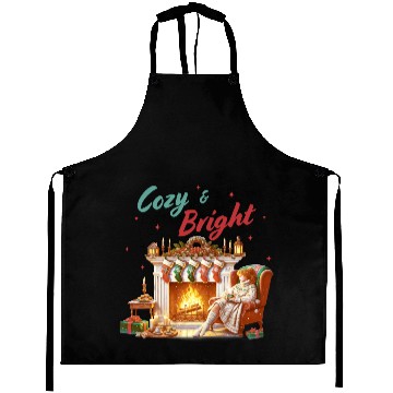 Discover Cozy Bright, Merry Christmas Aprons