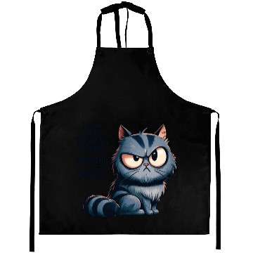 Discover Anti-Morning Grumpy Cat Aprons