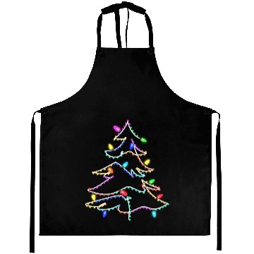 Discover Christmas Tree, Merry Christmas Aprons