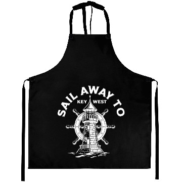 Discover SAIL AWAY TO KEY-WEST Florida Keys Sunshine-State Aprons