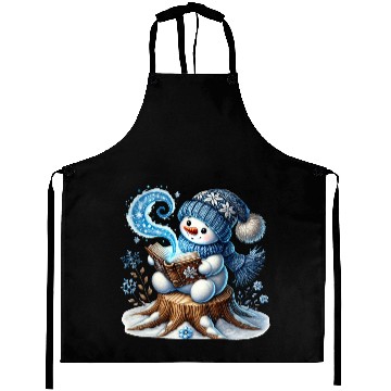 Discover Snowman Christmas, Merry Christmas Aprons