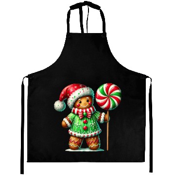 Discover Gingerbread Christmas, Merry Christmas, Candy Aprons
