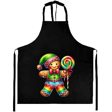 Discover Gingerbread Christmas, Merry Christmas, Candy Aprons