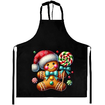 Discover Gingerbread Christmas, Merry Christmas, Candy Aprons