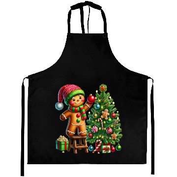 Discover Gingerbread Christmas, Merry Christmas Aprons