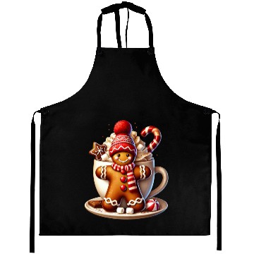 Discover Gingerbread Christmas, Merry Christmas Aprons