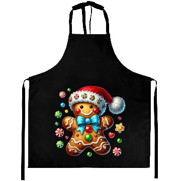 Discover Gingerbread Christmas, Merry Christmas Aprons