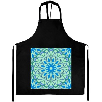 Discover mandala Jade Stained Glass Aprons