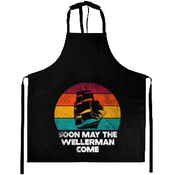 Discover Sailor Meme Pirate Ship Ocean Sailing Aprons