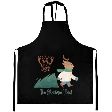 Discover Oh my deer It s Christmas Time Aprons