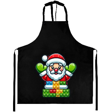 Discover Santa Claus Building Blocks Aprons