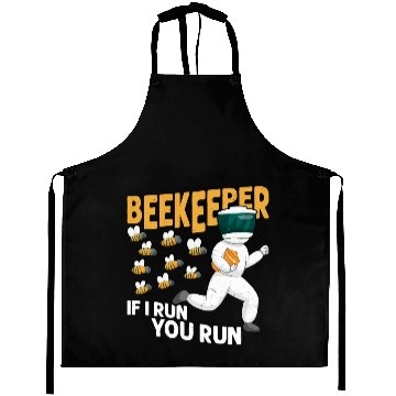 Discover Beekeeper If I Run, You Run Beekeeping Apiarist Aprons