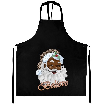 Discover Black Santa, Merry Christmas Aprons