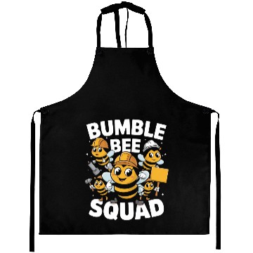 Discover Fun Bumblebee Squad Cartoon Art Aprons