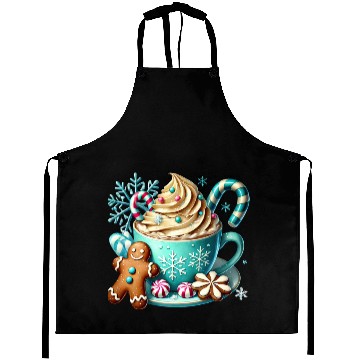 Discover Christmas ice cream, Coquette Chistmas Aprons