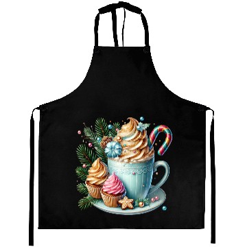 Discover Christmas ice cream, Coquette Chistmas Aprons