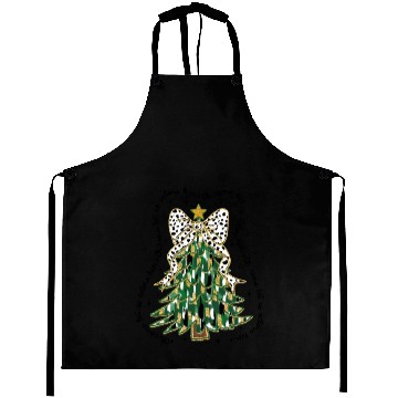 Discover Christmas Tree, Merry Christmas Aprons