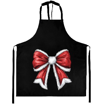 Discover Christmas Bow, Merry Christmas Aprons