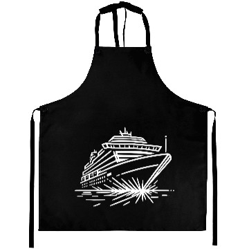 Discover Minimalistic Vector Cruise Ship path6 Aprons