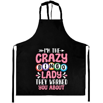 Discover Crazy Bingo Lady Bingo Cards Bingo Game Lover Aprons