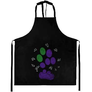 Discover AroAce Cat Paw Prints Aprons