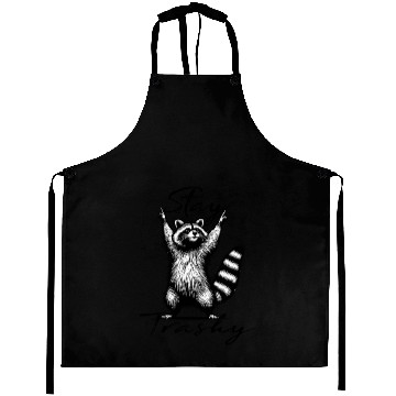 Discover Stay Trashy Raccoon squad Aprons