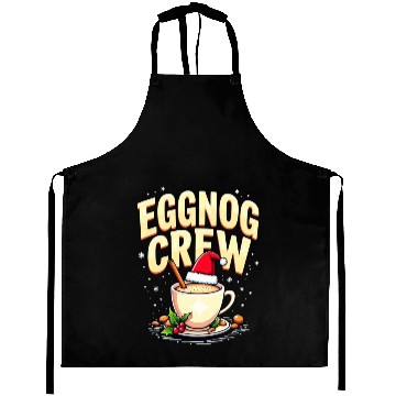 Discover EGGNOG CREW Aprons