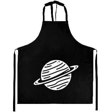 Discover Minimalistic Saturn Planet Space Vector path38 Aprons