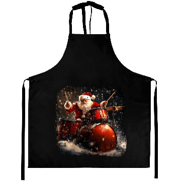 Discover Santa drummer Aprons