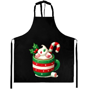 Discover Cream Christmas, Christmas Retro Aprons