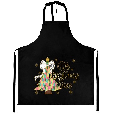 Discover Christmas Tree, Merry Christmas Aprons