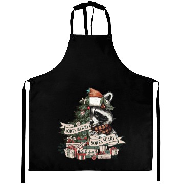 Discover Christmas Tree, Merry Christmas Aprons