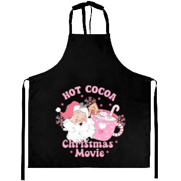 Discover HOT COCOA CHRISTMAS MOVIE Aprons