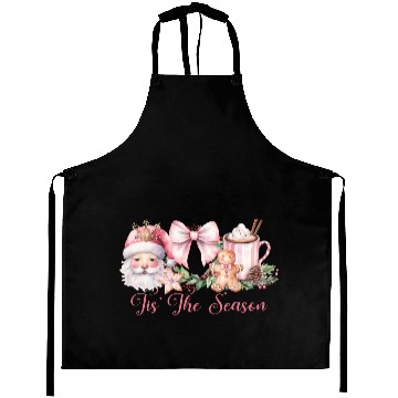 Discover Pink Tis The Season Set Pink Aprons